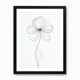 Flower Style Abstract Art Print