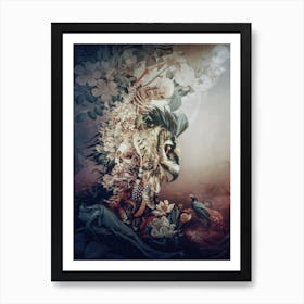 Owl Fantay Art Print