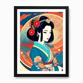 Geisha 102 Art Print