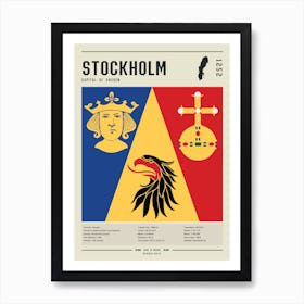 Stockholm Ice Hockey Art Print