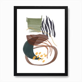 abstract minimalist art Art Print