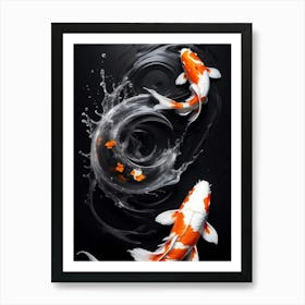 Koi Fish Art Print