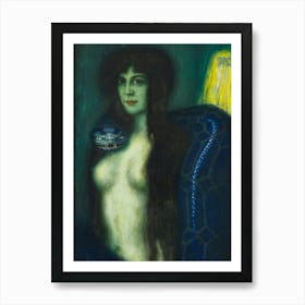 The Sin 1909 by Franz Von Stuck - "Palermo" or ''Die Sünde'' in HD Immaculate Art Print