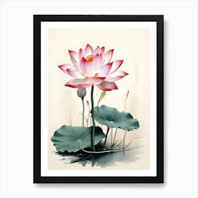 Lotus Flower 41 Art Print