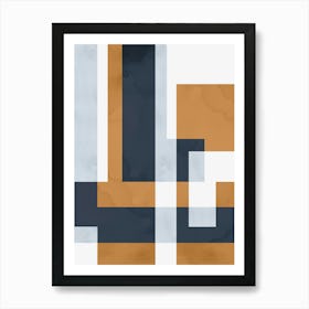 Geometric Layers 4 Art Print