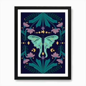 Mystic Series Luna Moth Affiche