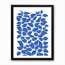 Maidenhair Vine Stencil Style Art Print