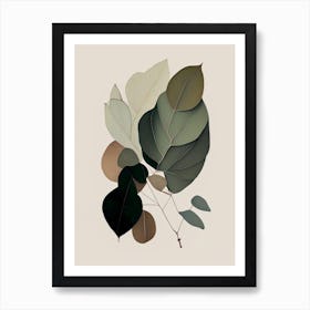 Eucalyptus  Leaf Rousseau Inspired Art Print