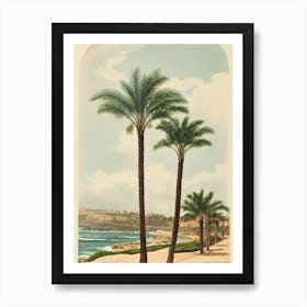 La Jolla Cove San Diego California Vintage Art Print