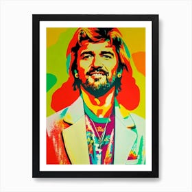 Billy Ray Cyrus Colourful Pop Art Art Print