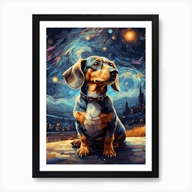 Dachshund Art Art Print