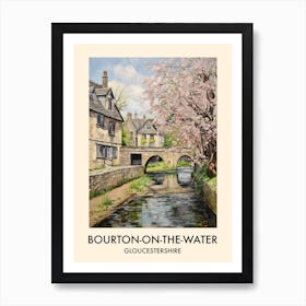 Bourton On The Water (Gloucestershire) Painting 5 Travel Poster Art Print