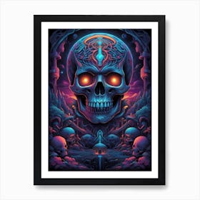 Skulls And Skeletons 1 Art Print