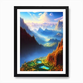 Mountain Landscape 10 Art Print