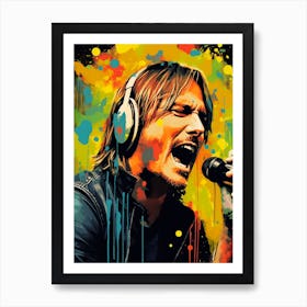 Keith Urban (2) Art Print