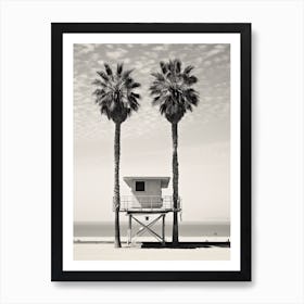 California, Black And White Analogue Photograph 3 Art Print