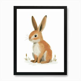 Belgian Hare Nursery Illustration 4 Art Print