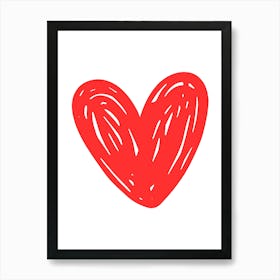 Heart Vector Illustration 1 Art Print