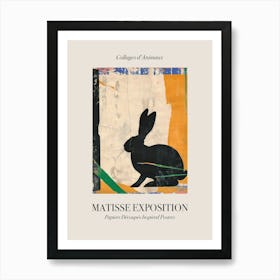 Rabbit 3 Matisse Inspired Exposition Animals Poster Art Print
