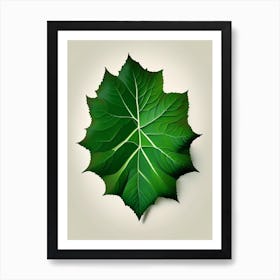 Walnuts Leaf Vibrant Inspired 2 Art Print