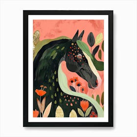 Blossom Horse Art Print