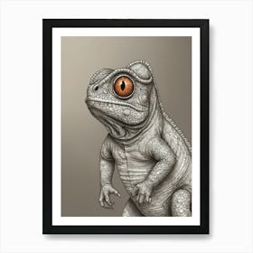 Lizard 10 Art Print