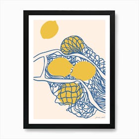 Lemons Art Print