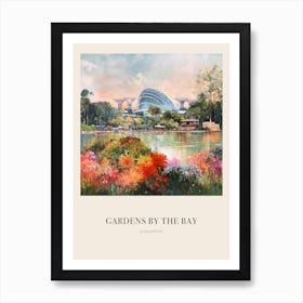 Gardens By The Bay Singapore 3 Vintage Cezanne Inspired Poster Art Print