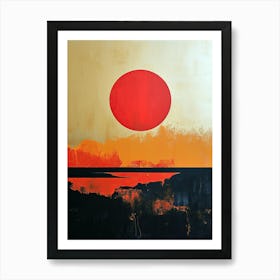 Sunset, Boho 1 Art Print