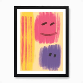 Happy Everything Abstract 2 Art Print