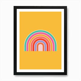 Colorful Rainbow Yellow Art Print