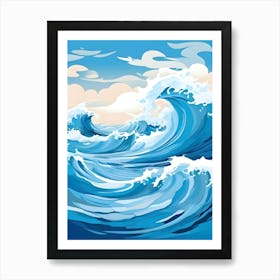 Ocean Waves 7 Art Print