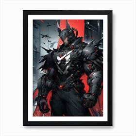 Batman Anime 2 Art Print