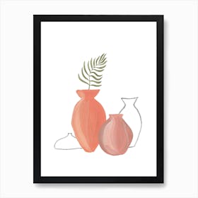 Moroccan Vases Art Print