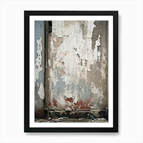 An Abstract Textured Wall As Old As Time And Fragmented By Years Of Wear And Tear Serving As The (1) Art Print