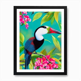 Bird Canvasback Tropical bird Art Print