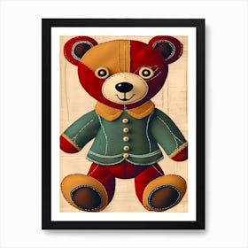 Teddy Bear Art Print