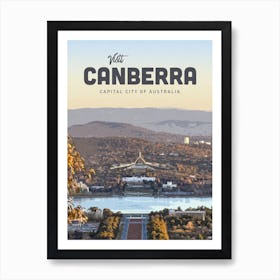 Canberra Capital City Of Australia Art Print