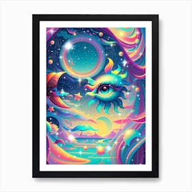 Psychedelic Art 14 Art Print