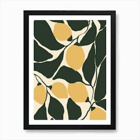 Lemons Art Print