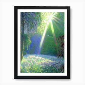 Alnwick Garden, United Kingdom Classic Monet Style Painting Art Print