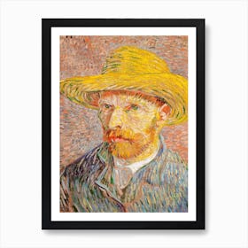 Self Portrait, Vincent Van Gogh Art Print