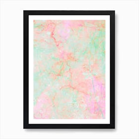 Pastel Marble Art Print