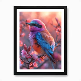 Colorful Bird 3 Art Print