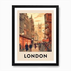 Vintage Travel Poster London 8 Art Print