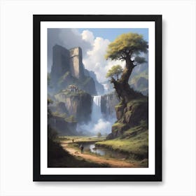 Fantasy Landscape Painting Art Print