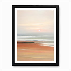 Crantock Beach, Cornwall Neutral 1 Art Print