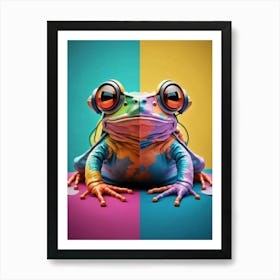 Colorful Frog 1 Art Print