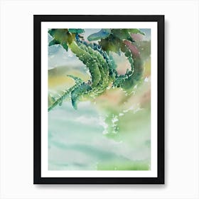 Sea Dragon Storybook Watercolour Art Print