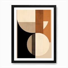 Mid Century Mirage; Geometric Splendor Art Print